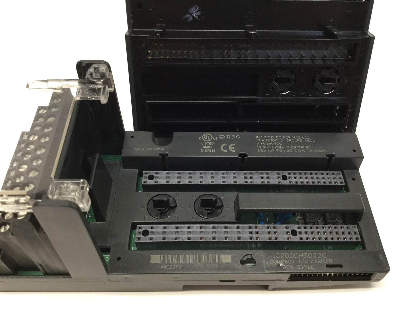 Used GE Fanuc IC200MDD843F VersaMax PLC Mixed I/O Module, 10x 24VDC In /6x Relay Out