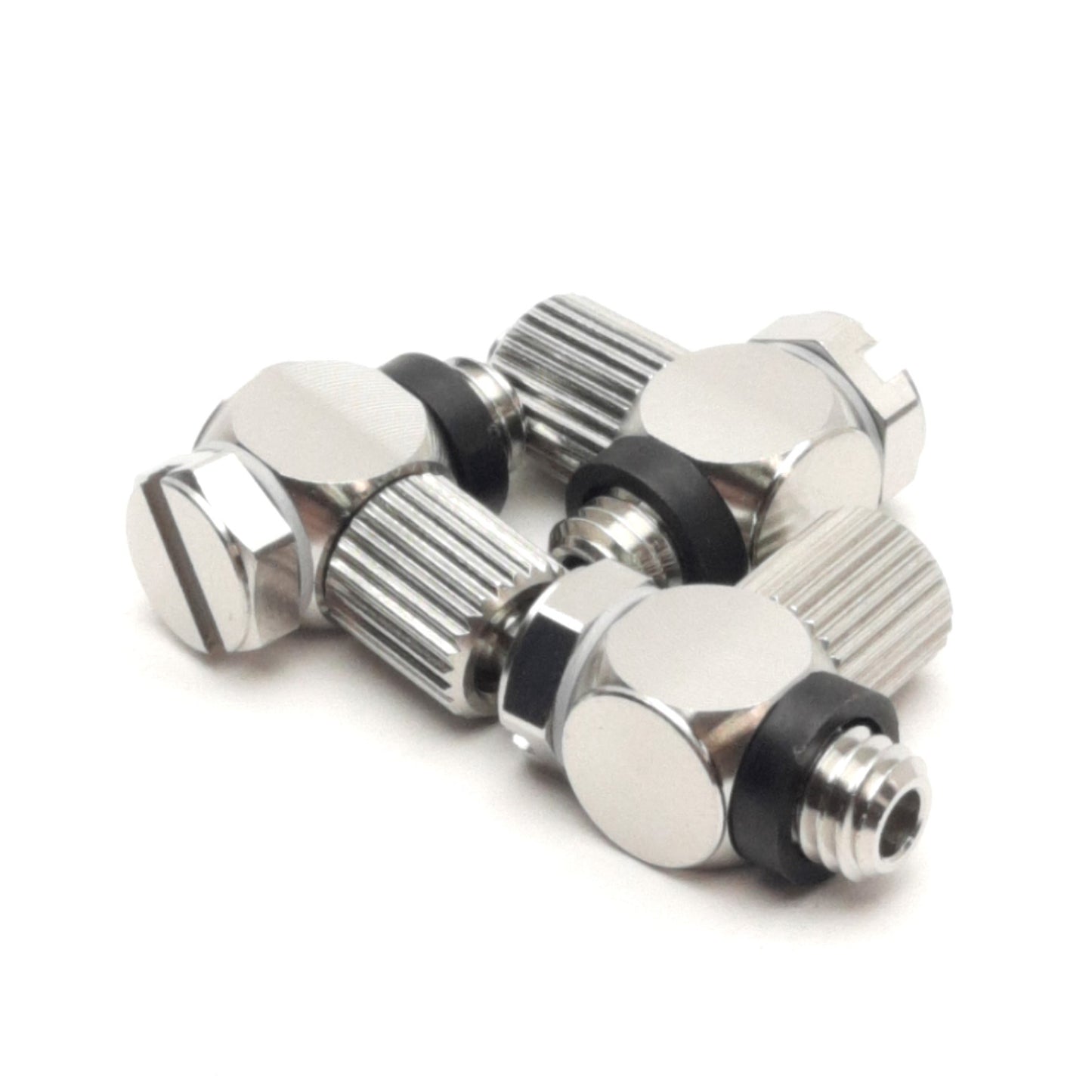 New – Open box Lot of 3 SMC MS-5HLH-4 Hose Elbow Tube Fitting ø4xø2.5mm, M5 Thread