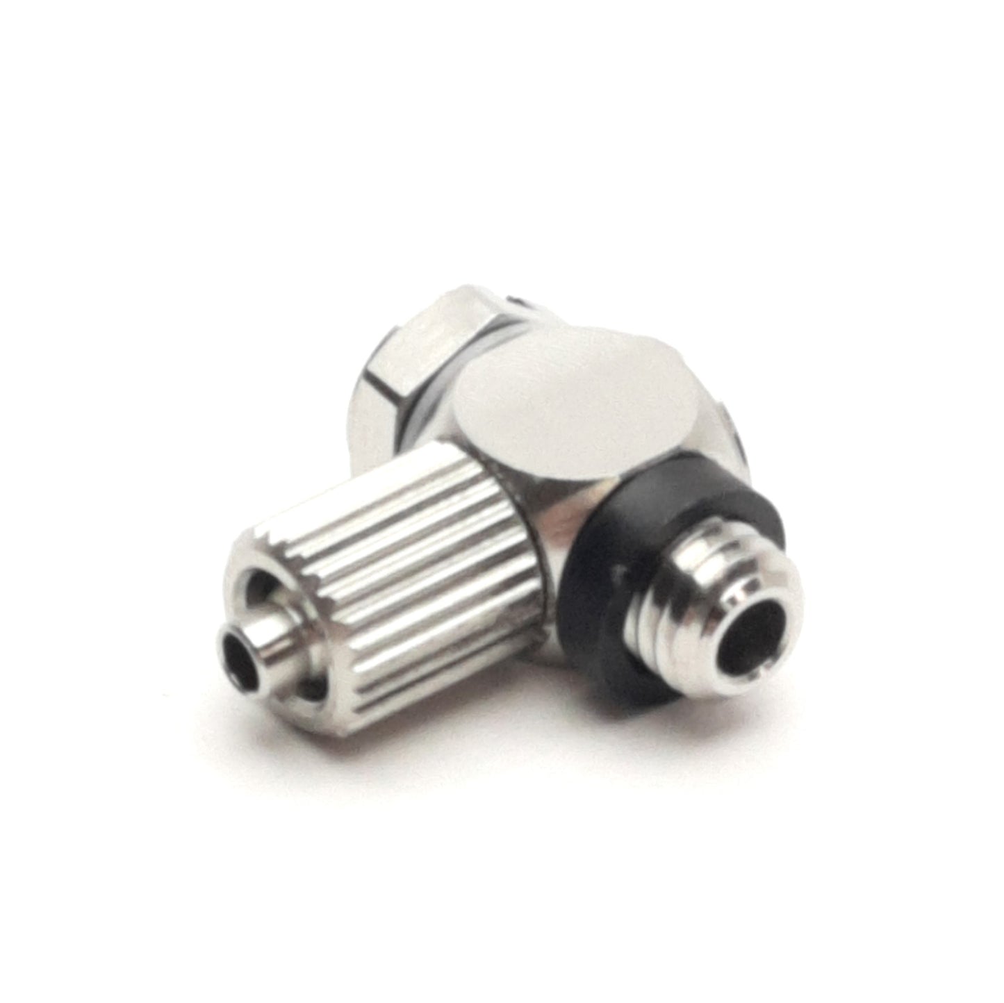 New – Open box Lot of 3 SMC MS-5HLH-4 Hose Elbow Tube Fitting ø4xø2.5mm, M5 Thread