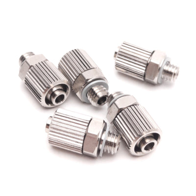 New – Open box Lot of 5 SMC MS-5H-6 Miniature Hose Nipple, ø6mm x ø4mm, 1.50MPa Max