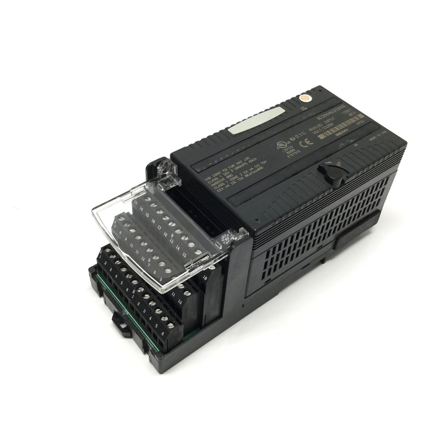 Used GE Fanuc IC200ALG260D VersaMax Analog Input Module 8-CH, 12-bit, 0-10V, 4-20mA
