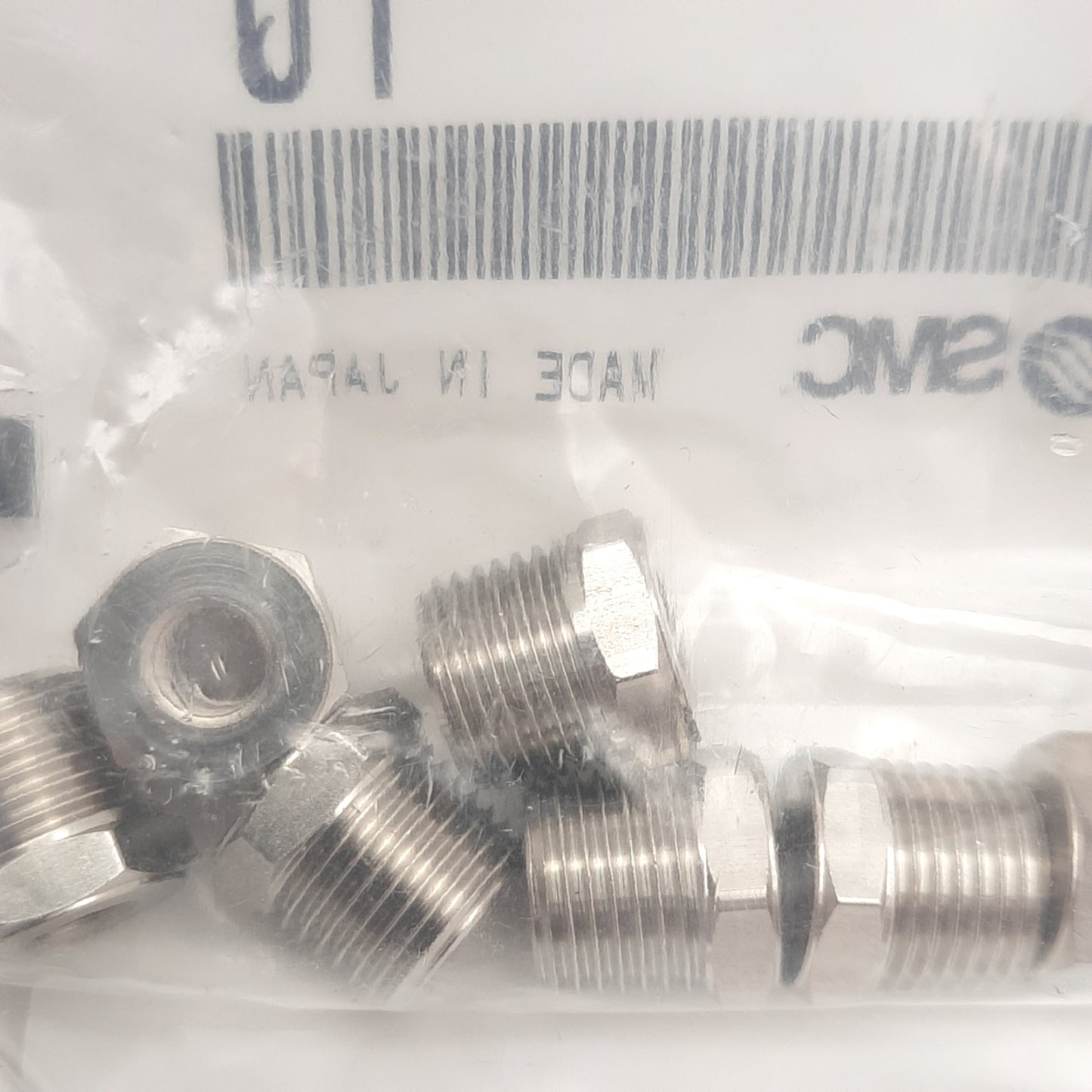 New Lot of 10 SMC MS-5B Bushings For Reducing Rc 1/8 Female to M5 Female
