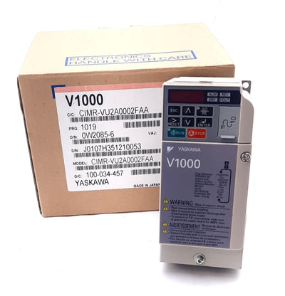 New Yaskawa CIMR-VU2A0002FAA Enclosed Variable Frequency Drive 3 Phase 200-240VAC