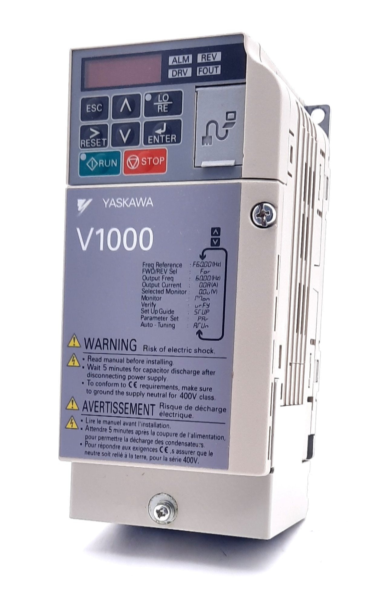 New Yaskawa CIMR-VU2A0002FAA Enclosed Variable Frequency Drive 3 Phase 200-240VAC