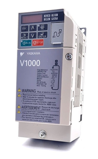 New Yaskawa CIMR-VU2A0002FAA Enclosed Variable Frequency Drive 3 Phase 200-240VAC
