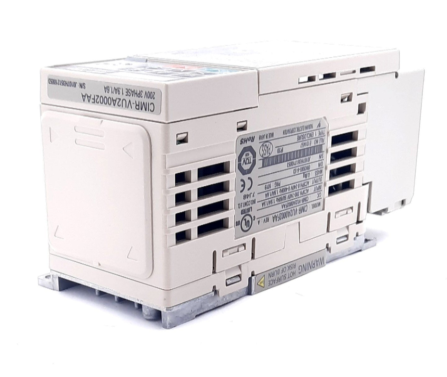 New Yaskawa CIMR-VU2A0002FAA Enclosed Variable Frequency Drive 3 Phase 200-240VAC