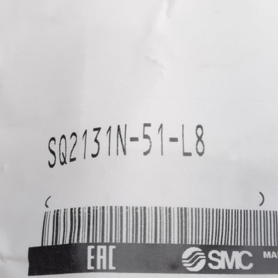 New SMC SQ2131N-51-L8 Solenoid Valve 2-Position 0.7MPa ø8mm One-Touch, 24VDC Coil