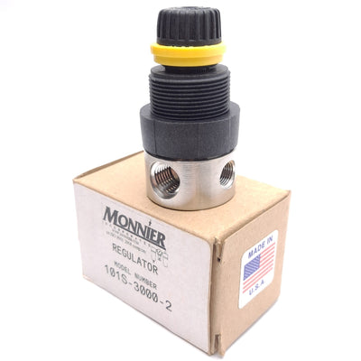 New Monnier 101S-3000-2 Regulator, 250psi Max, 1/4in NPT Ports, Stainless Steel