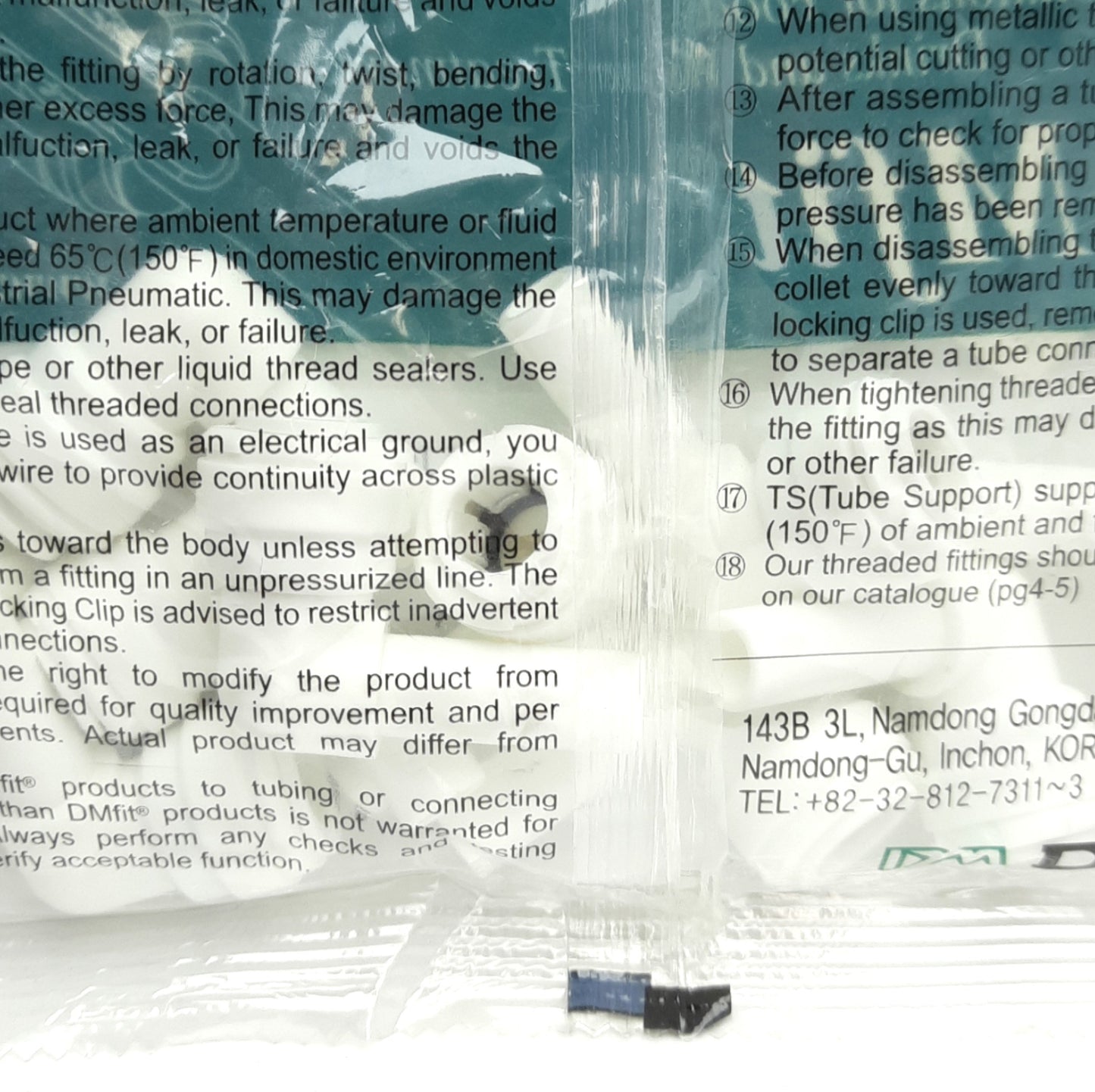 New Lot of 30 Polyconn PC44GW-66 Push To Connect Elbows, 3/8in Stem To 3/8in P2C