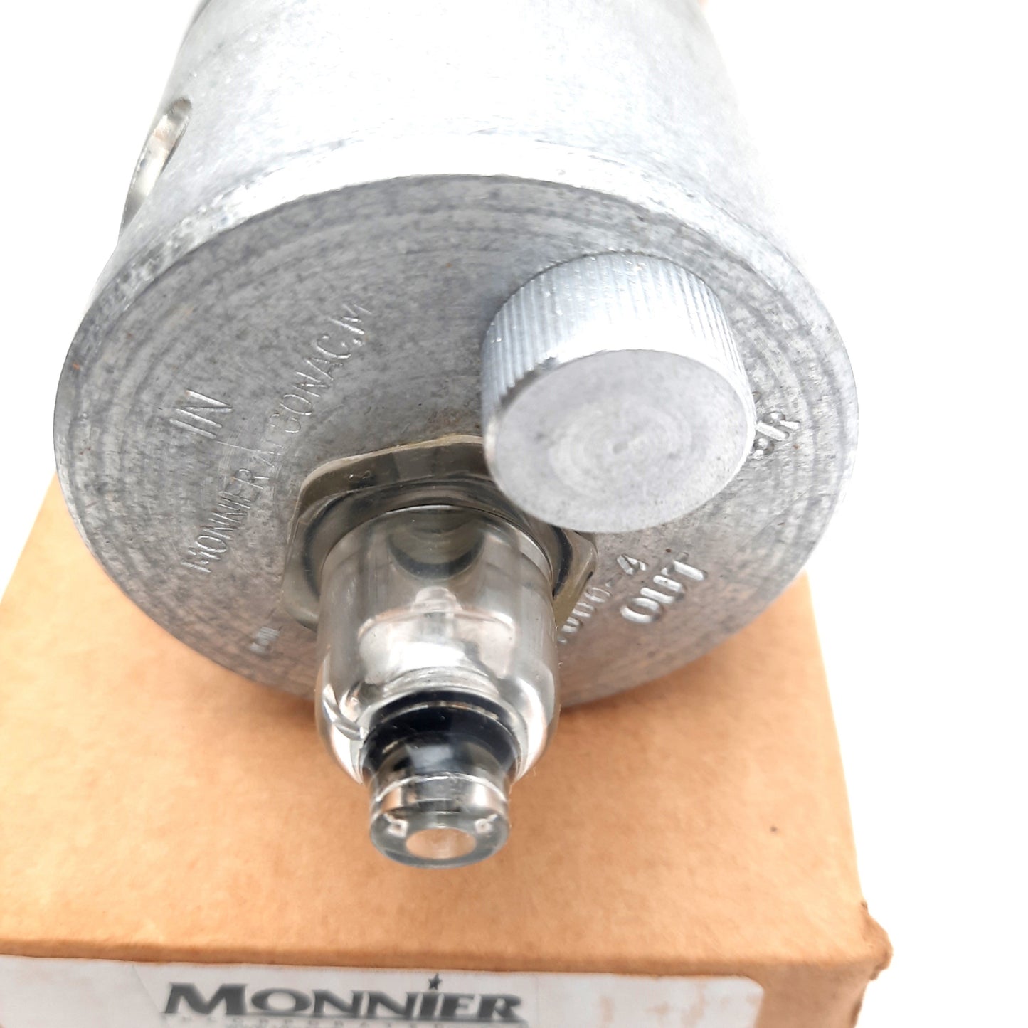 New Monnier 305-1000-4 Lubricator Polycarbonate Bowl, 1/2in NPT Port Size, 8 oz