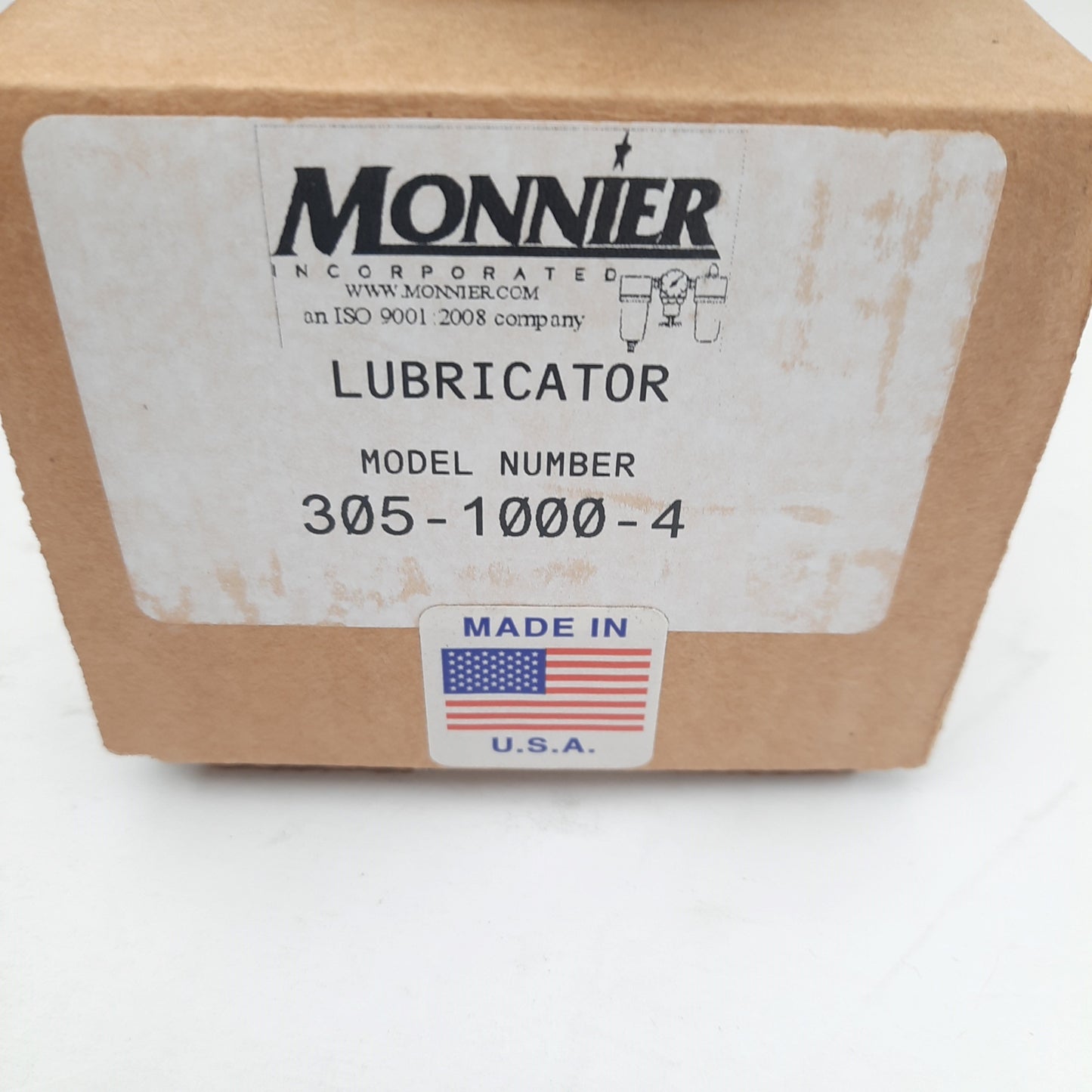 New Monnier 305-1000-4 Lubricator Polycarbonate Bowl, 1/2in NPT Port Size, 8 oz