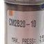 Used Lot of 2 SMC CM2B20-10 Pneumatic Cylinder ø20mm Bore, 10mm Stroke, 1.0MPa, Rc1/8