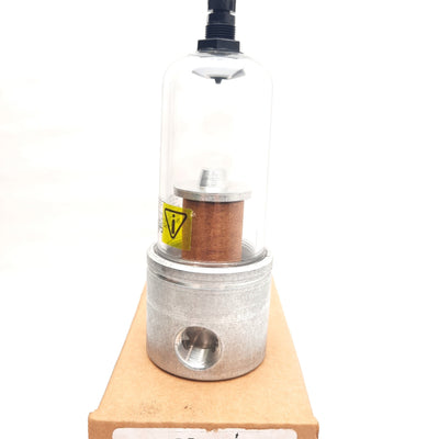 New Monnier 205-1000-4 Inline Filter with Threaded Bowl, 20µm Filtration, 1/2in NPT
