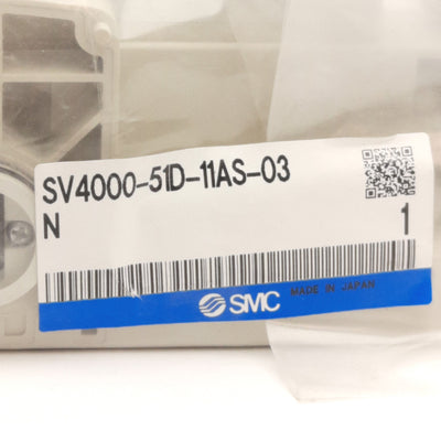 New SMC SV4000-51D-11AS-03 Supply/Exhaust Assembly For EX250/126, Rc3/8 Thread