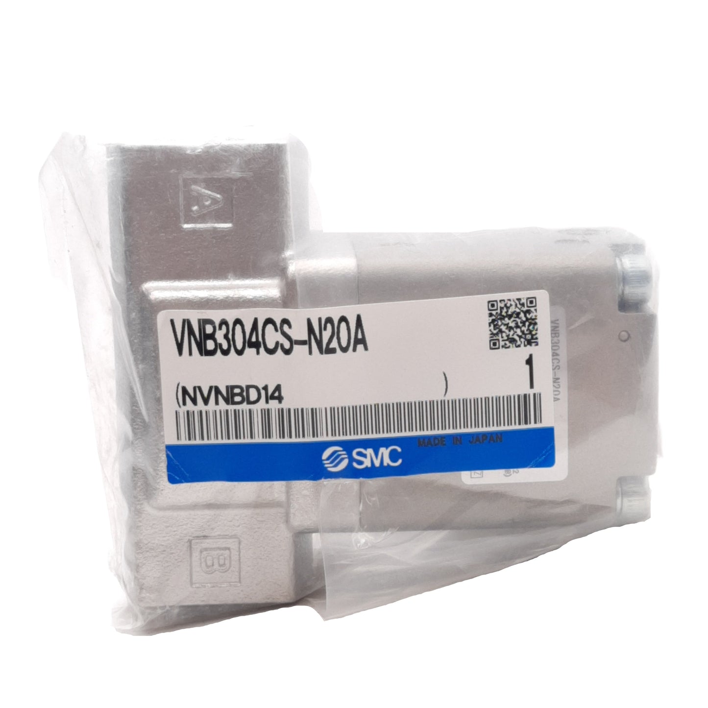 New SMC VNB304CS-N20A Process Valve, 2-Way NC, 1.0MPa, ø14mm Orifice, 3/4in NPT