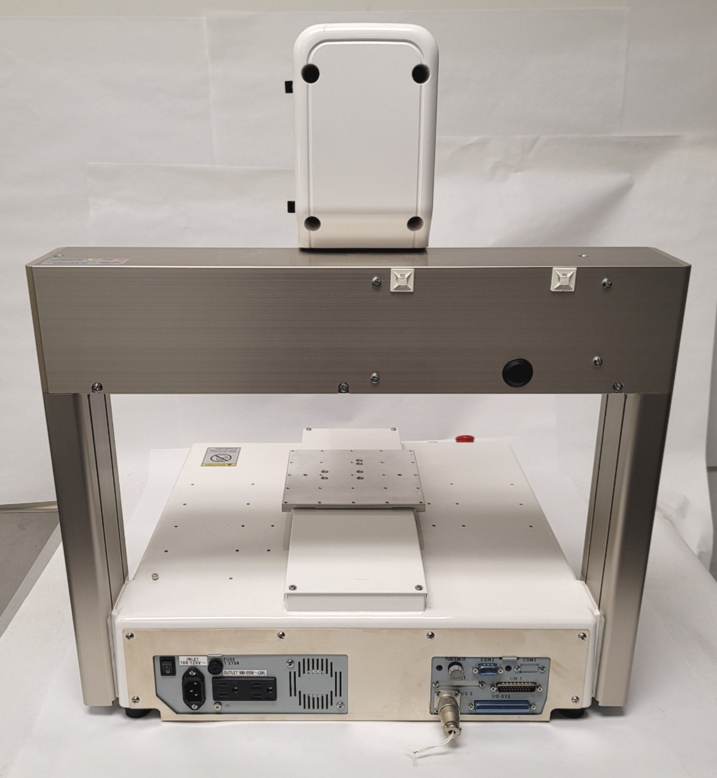 Used Janome JR3303N-AJ Desktop 3-Axis Dispensing Robot X-Y 300mmx320mm Z 100mm 120VAC