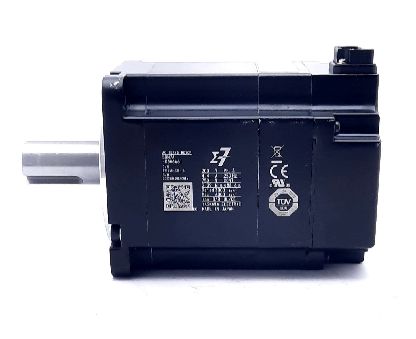 New – Open box Yaskawa SGM7A-08A6A61 Sigma 7 Rotary Motor Servo Motor 3 Phase 200VAC 4.4A
