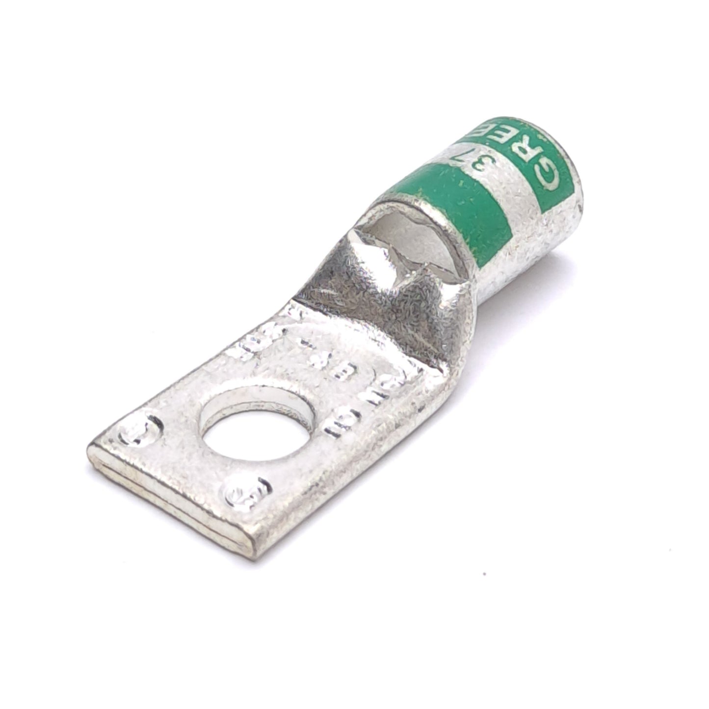 New – Open box Lot of 8 ABB 54147 Cable/Wire Lug, 1 AWG, ø5/16in Stud, Copper, Crimp