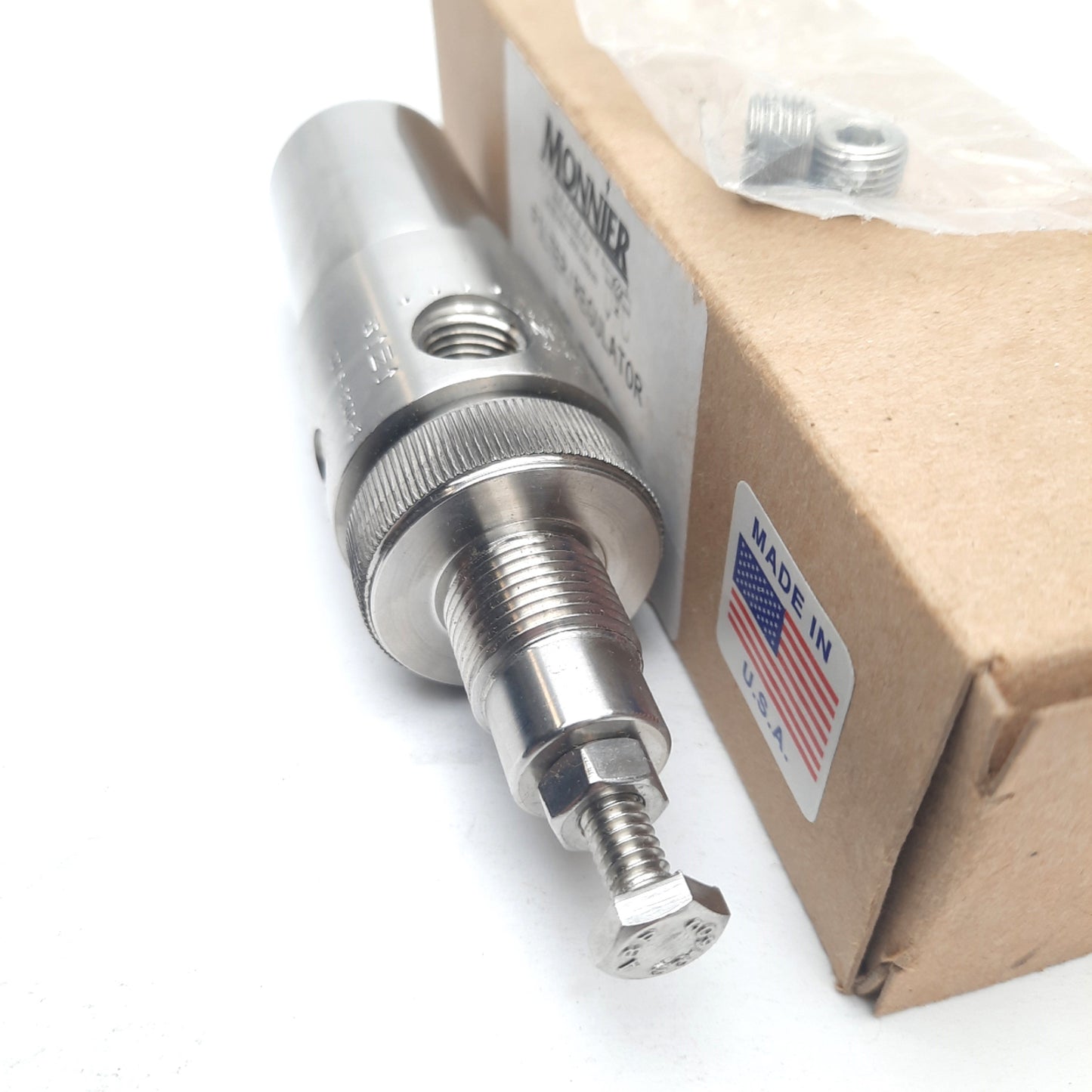 New Monnier C01S-3200-2 Filter Regulator, 1/4 in NPT Port, .3µm element, 250 Max Psi