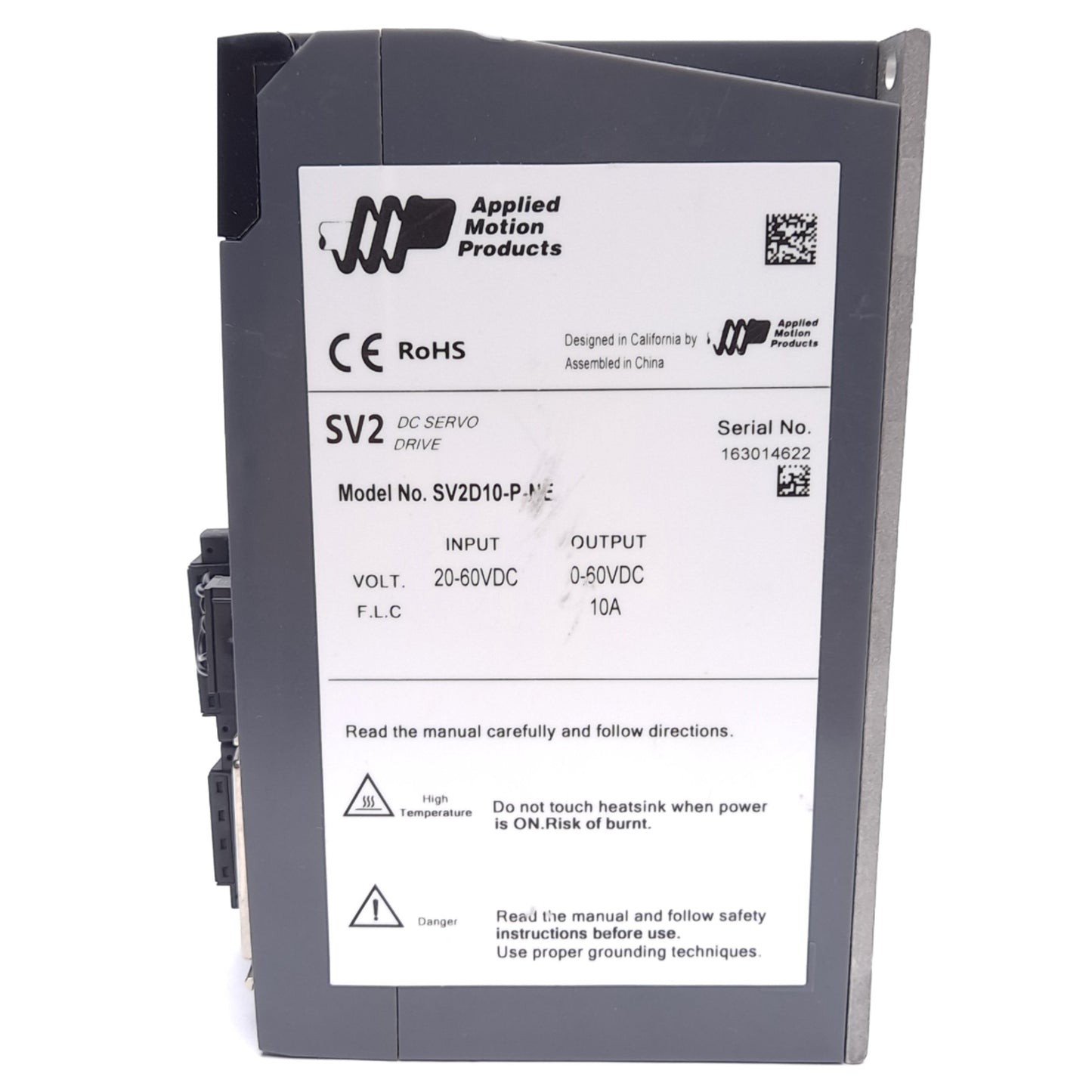 New – Open box Applied Motion Products SV2D10-P-NE Digital Servo Drive, 24-60VDC Supply