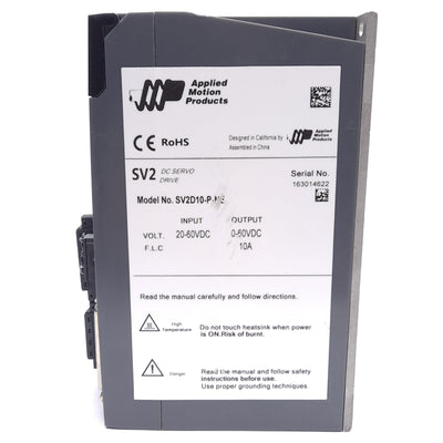 New – Open box Applied Motion Products SV2D10-P-NE Digital Servo Drive, 24-60VDC Supply