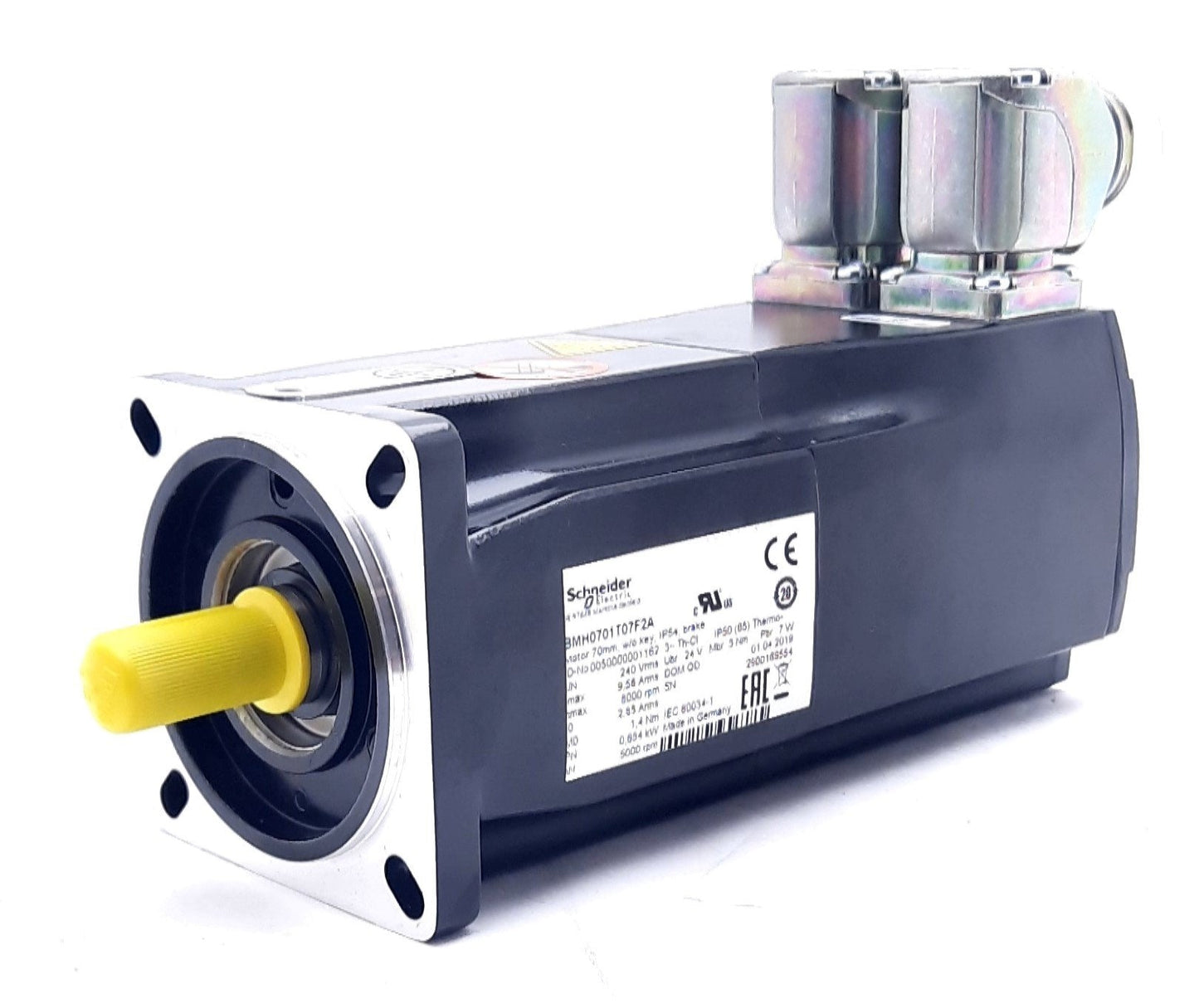 New Schneider Electric BMH0701T07F2A Servo Motor Three Phase 240V, 9.56A, 8000rpm