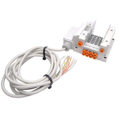 New – Open box SMC SS5Y3-10L23-04DS-N7 Manifold, 4-Station, ø1/4in One-Touch, Direct Mount