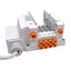 New – Open box SMC SS5Y3-10L23-04DS-N7 Manifold, 4-Station, ø1/4in One-Touch, Direct Mount