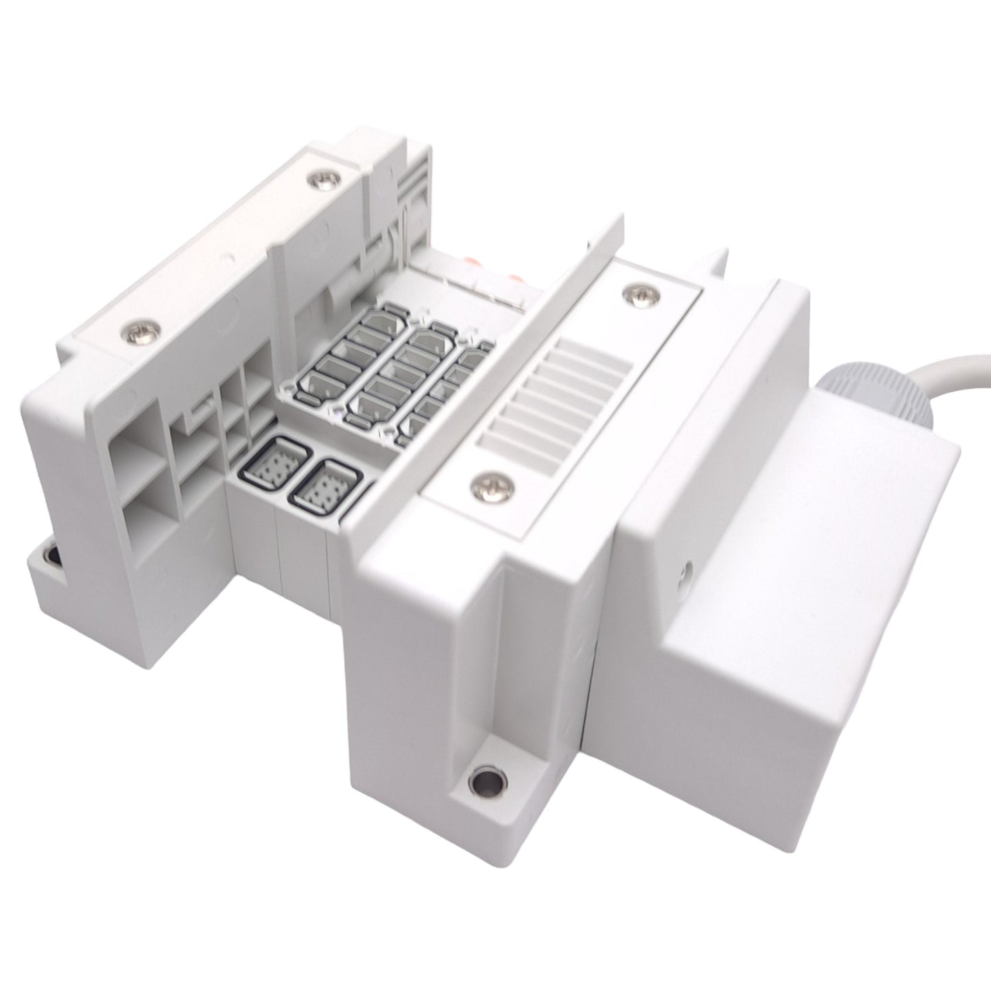 New – Open box SMC SS5Y3-10L23-04DS-N7 Manifold, 4-Station, ø1/4in One-Touch, Direct Mount