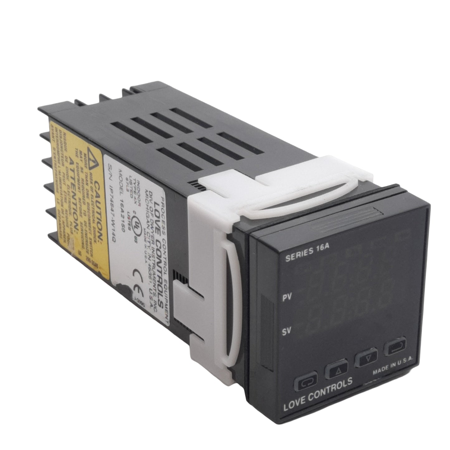 Used Love Controls 16A2150 Temperature/Process Controller, 100-240VAC/132-240VDC