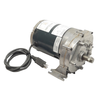 Used Dayton 1LPP2A AC Gearmotor, 29:1, 60RPM, 200in-lbs, 1/4 HP, ø19mm Shaft, 115VAC