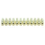 New Lot of 50 BM Group M094CS Terminal Block Strip, 12-Pole, Direct Mount, 18-10 AWG