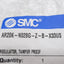 New SMC AR20K-N02BG-Z-B-X33US Tamper Proof Pneumatic Regulator, 7-125psi, 1/4in NPT