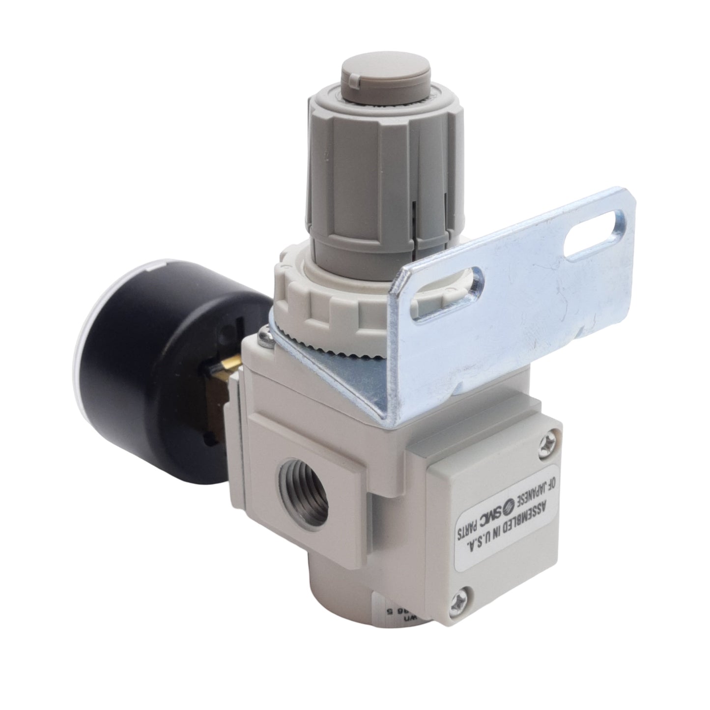 New SMC AR20K-N02BG-Z-B-X33US Tamper Proof Pneumatic Regulator, 7-125psi, 1/4in NPT