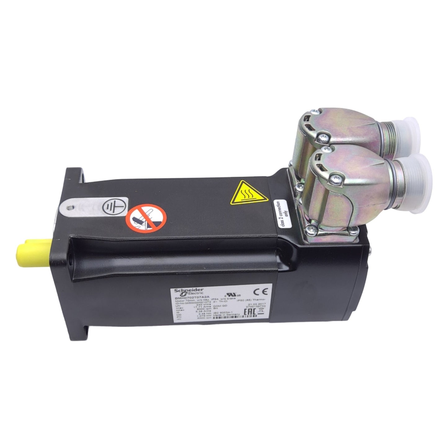 New Schneider Electric BMH0702T07A2A Servo Motor, 8000RPM, ø11mm Shaft, 240VAC 3Φ