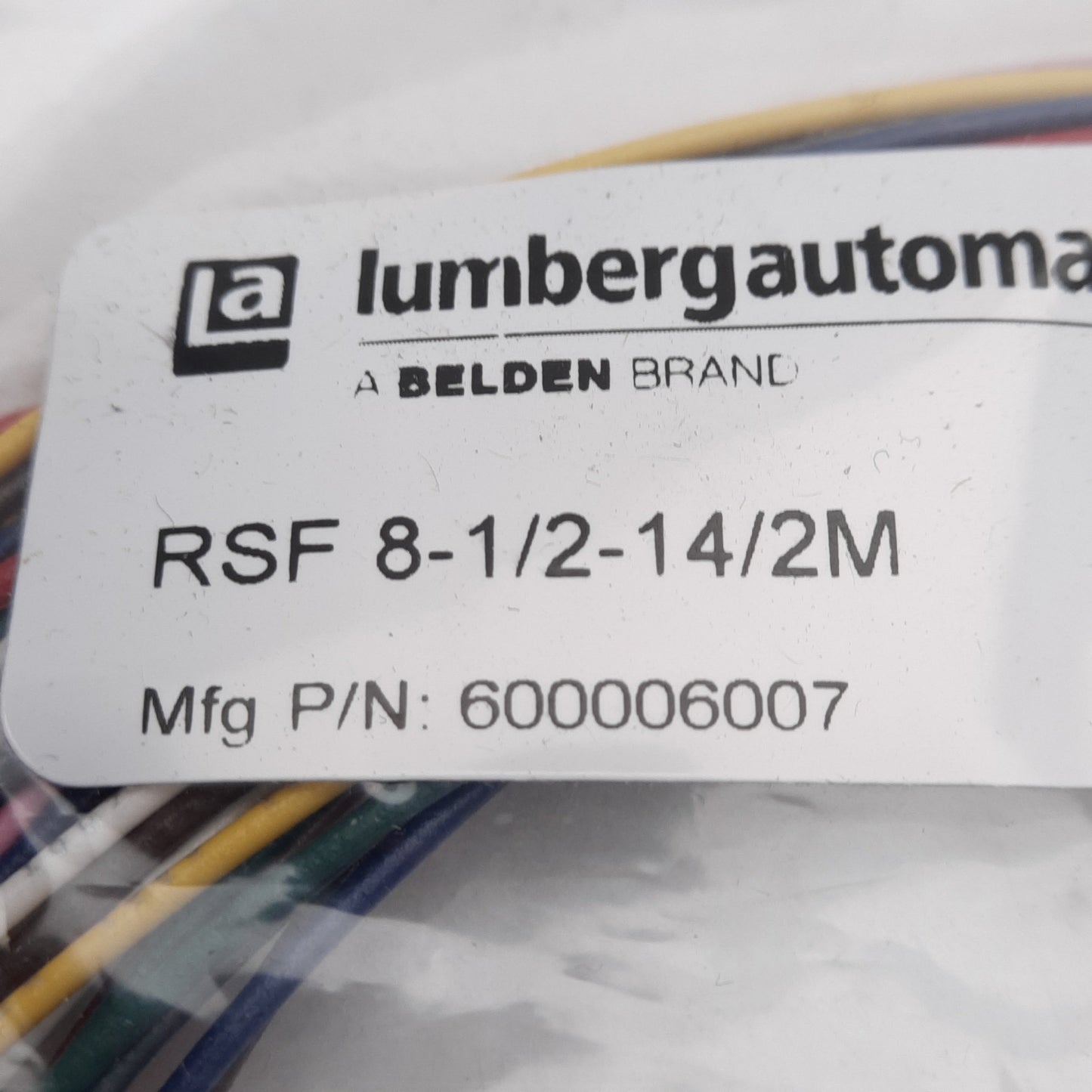 New Lumberg RSF 8-1/2-14/2M Micro Receptacle 8-Pole 1.5A 30VAC/36VDC M12 8-Pin Male