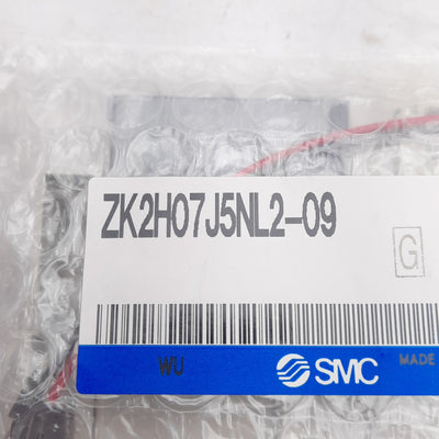 New SMC ZK2H07J5NL2-09 Vacuum Ejector, ø0.7mm Nozzle, ø5/16in One-Touch, 24VDC Coil