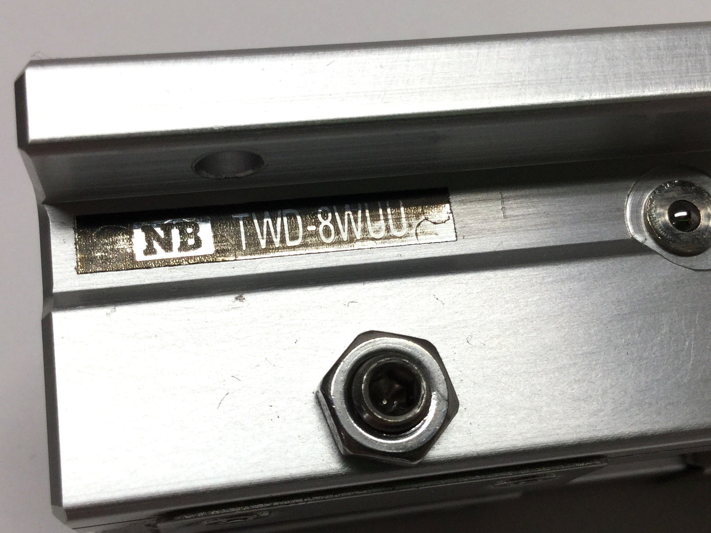 Used Nippon Bearing TWD-8WUU Topball Linear Guide Ball Bushing Open Block, Ø1/2in