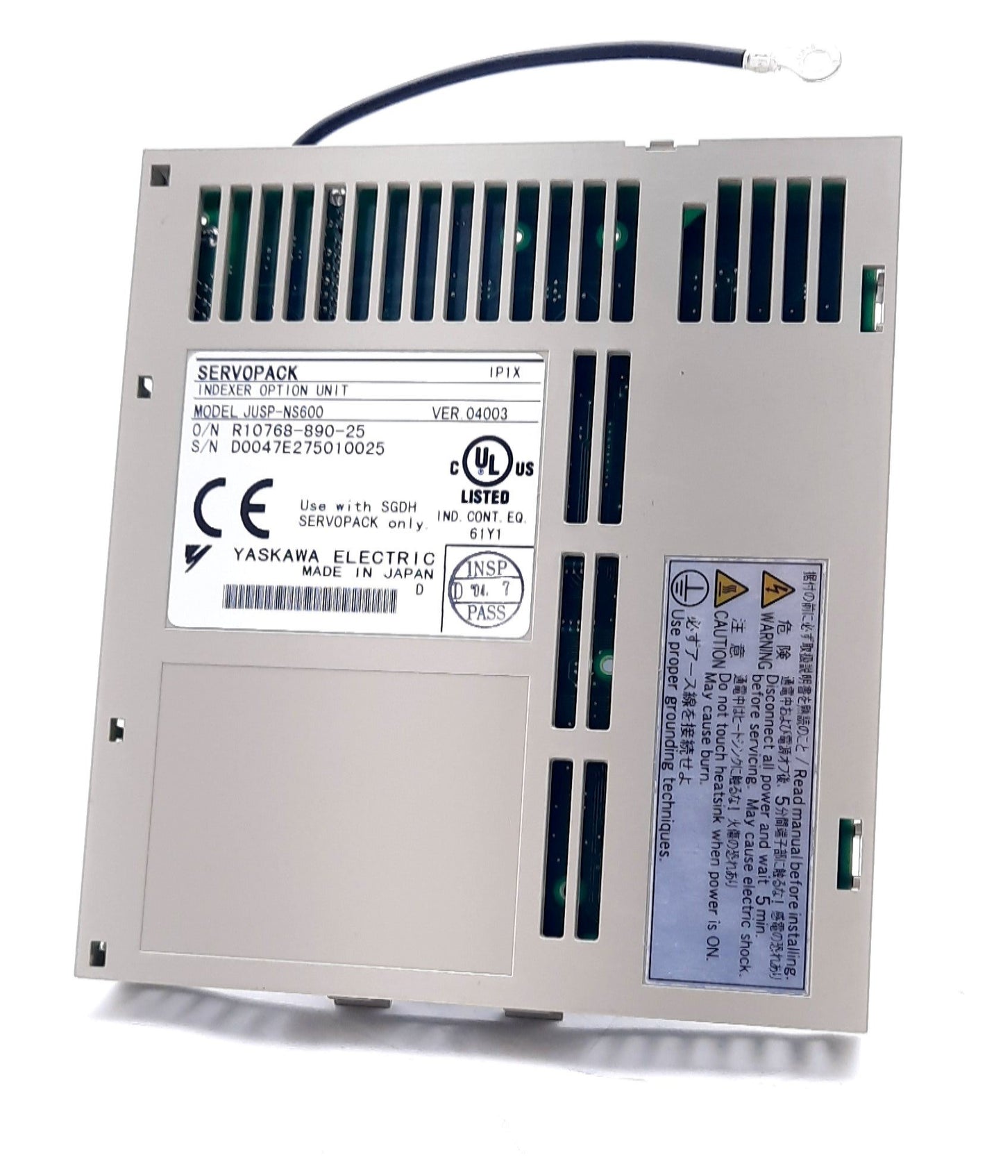 New Yaskawa JUSP-NS600 Option Card For Sigma II Series Servo System 24VDC