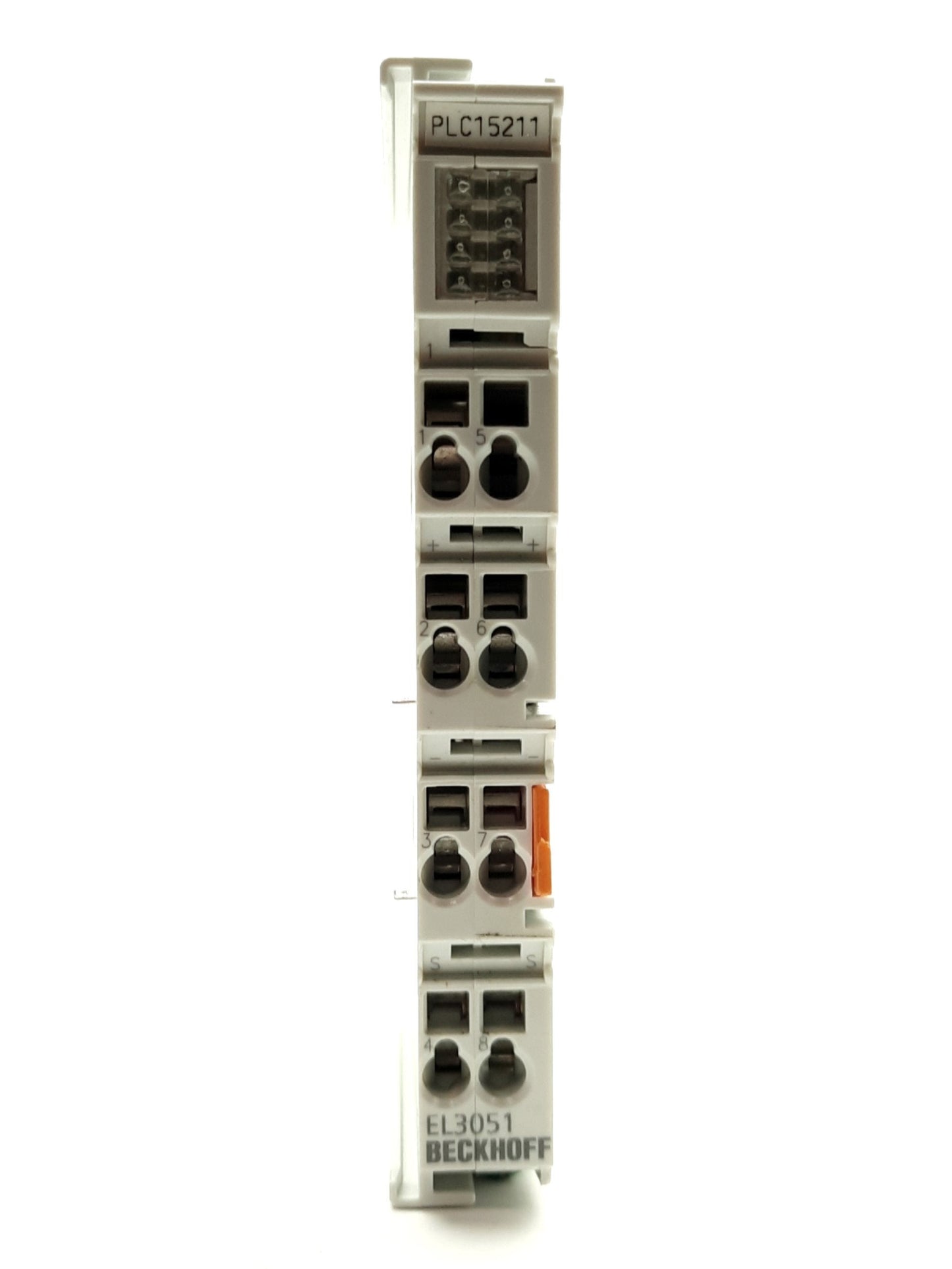 Used Beckhoff EL3051 Analog Input Module, 1x 4-20mA Single-Ended 12-bit, 24VDC