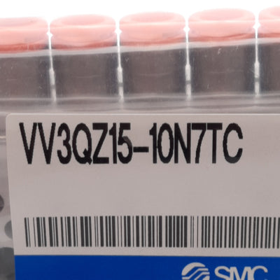 New SMC VV3QZ15-10N7TC Pneumatic Manifold, 10-Station, ø1/4in One-Touch, 1/8in NPT