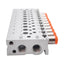 New SMC VV3QZ15-10N7TC Pneumatic Manifold, 10-Station, ø1/4in One-Touch, 1/8in NPT