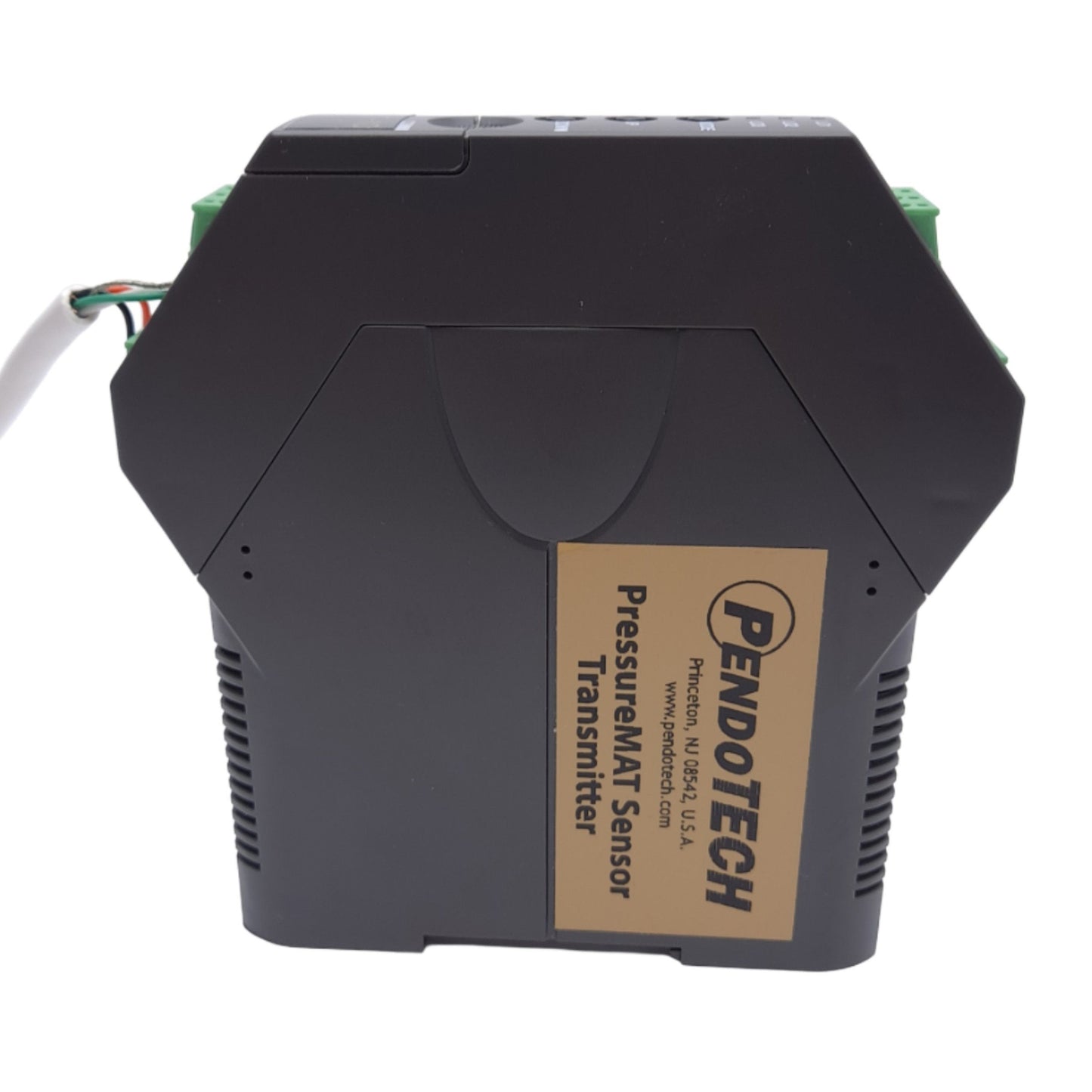 New – Open box Pendotech PT-10 Pressure Sensor Transmitter, 4-20mA Output, 0-10psi, DIN Rail