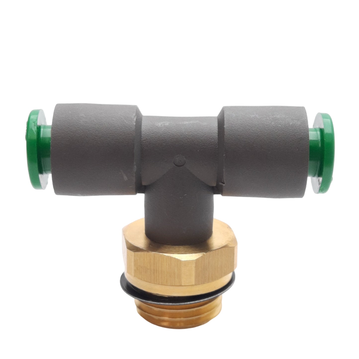 New Lot of 10 SMC KRT06-G02 Flame Resistant Branch Tee Fitting, ø6mm One-Touch, G1/4