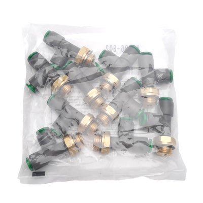 New Lot of 10 SMC KRY06-G02 Flame Resistant Male Run Tee Fitting ø6mm One-Touch G1/4