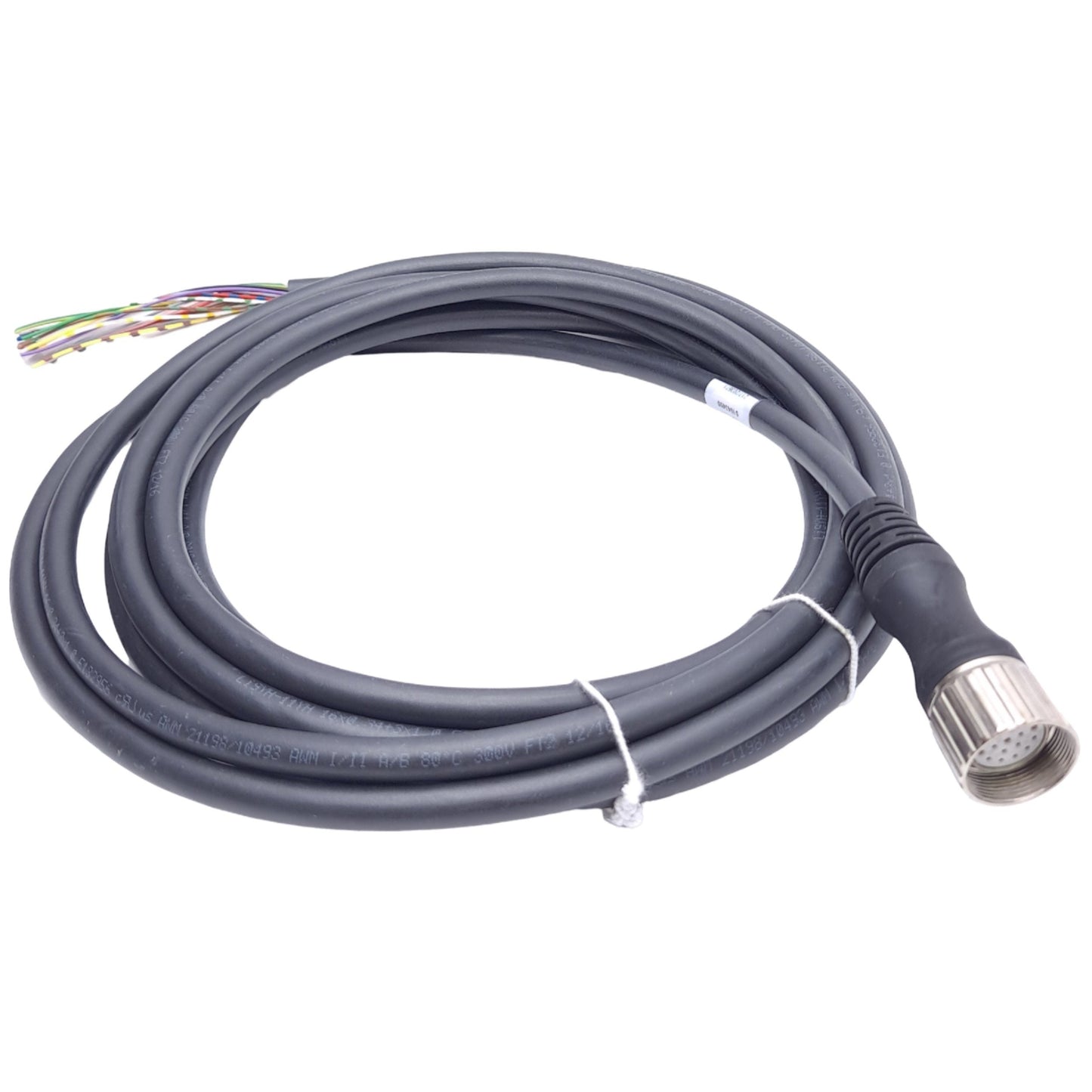 New Wago 756-3203/190-050 Cable, M23 19-Pin Female to Flying Leads, 5m Length