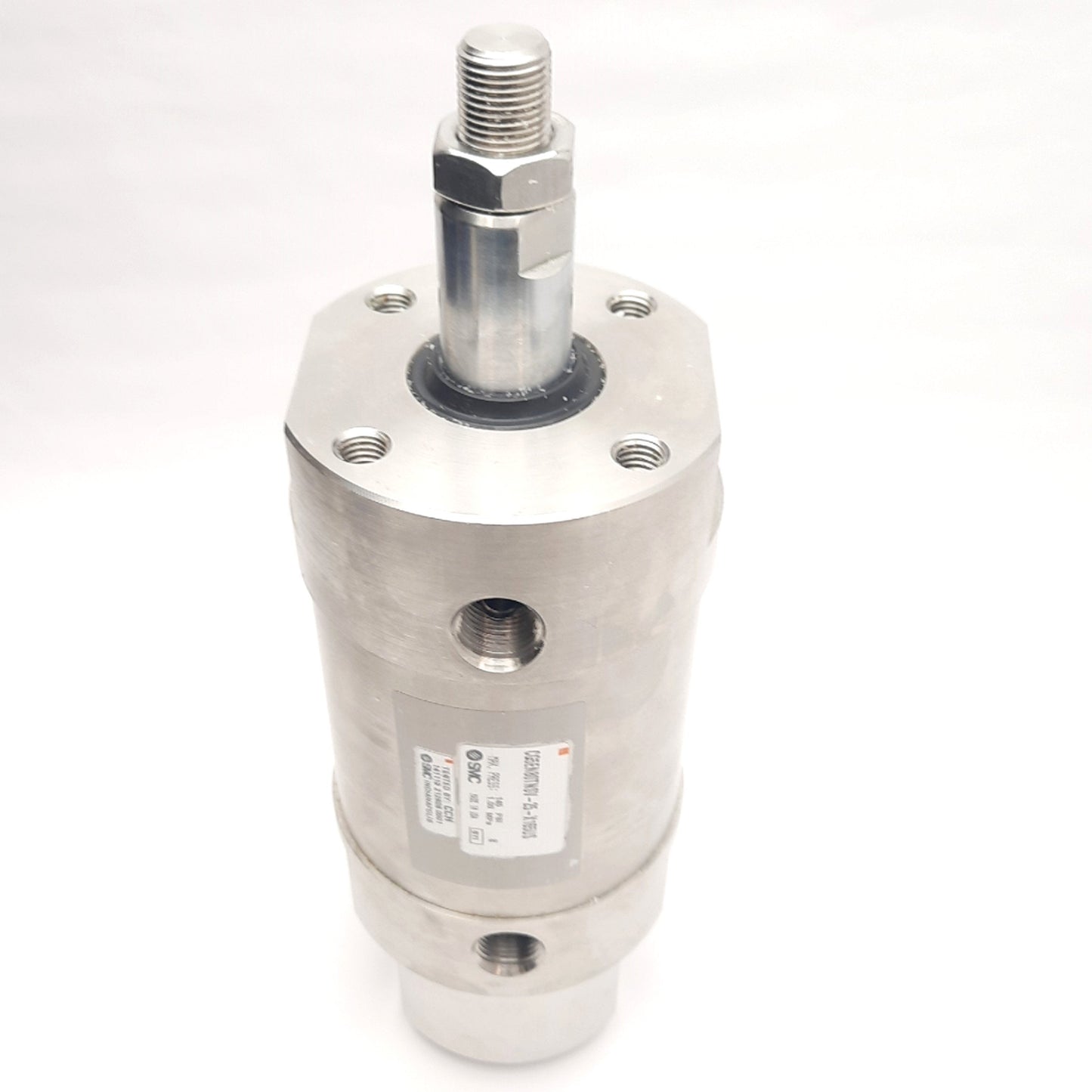 New SMC CG5EN80TNSV-25- X165US Cylinder, Bore 80mm, Stroke 25mm, Port 3/8in NPT