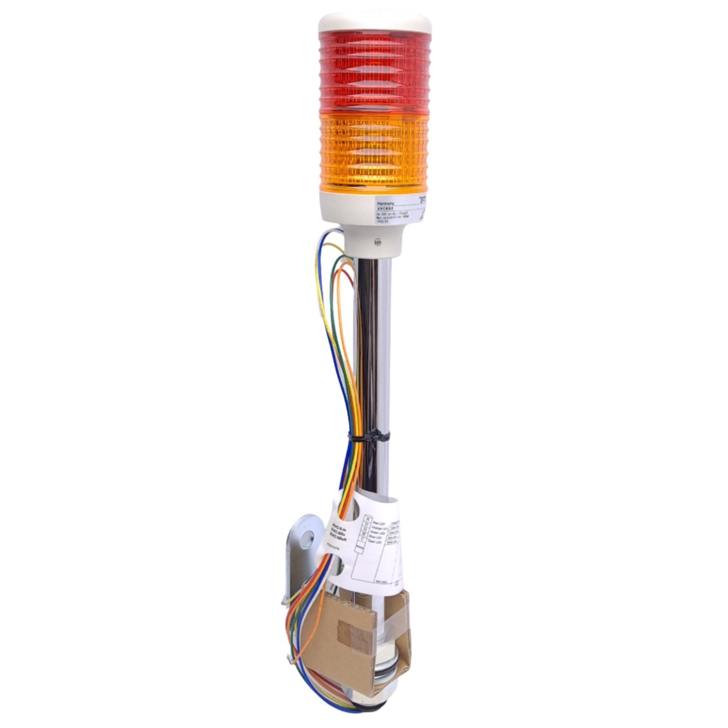 New Schneider Electric XVC6B2 LED Tower Light, Red/Orange Steady, ø60mm, 24VAC/DC