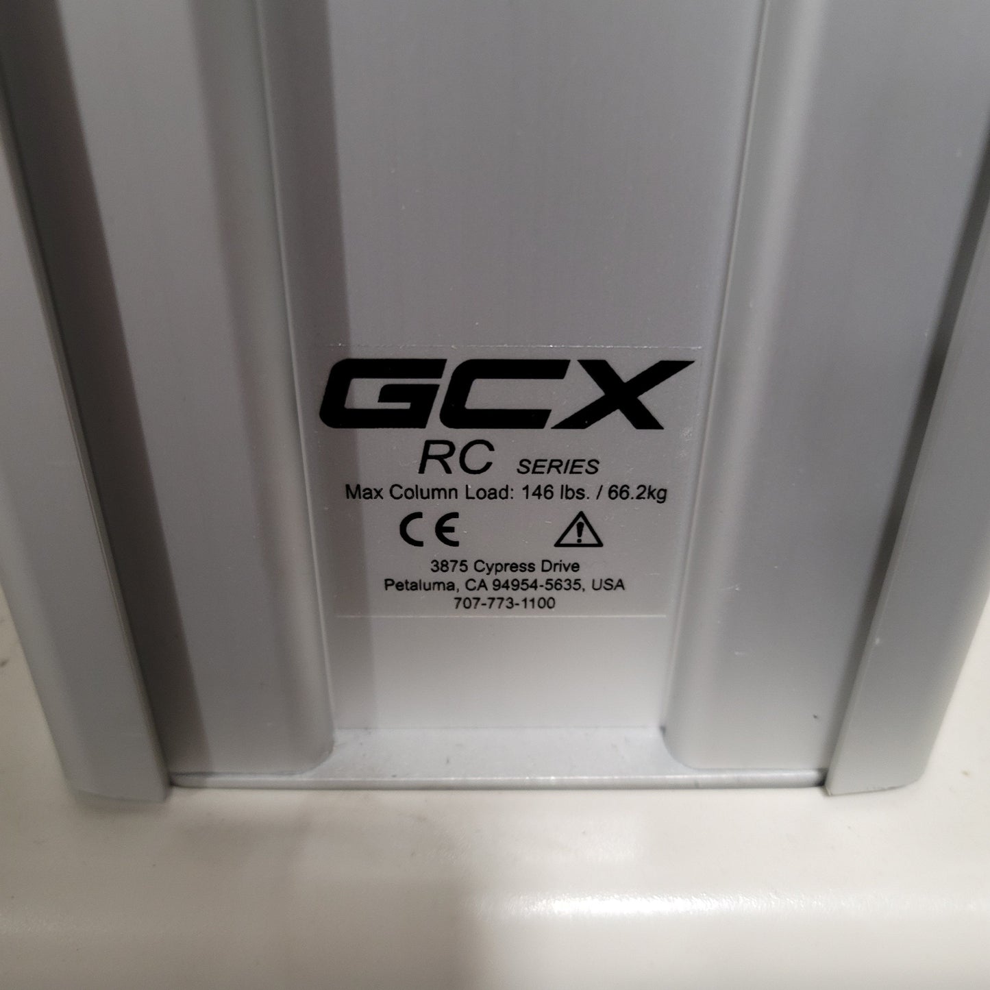 Used GCX RST-0008-07 Fixed Height Roll Cart With VHM-PL Variable Height Locking Arm