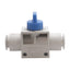 New Lot of 5 SMC VHK3-10F-10F Finger Valve, -100kPa to 1.0MPa, ø10mm One-Touch